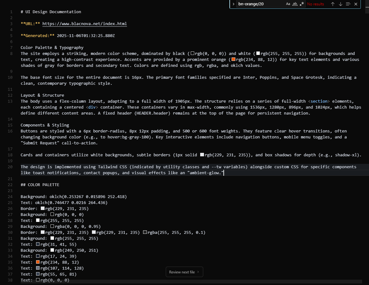 Generated Markdown Design Documentation